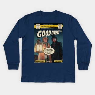 Good Omens Comic Book Kids Long Sleeve T-Shirt